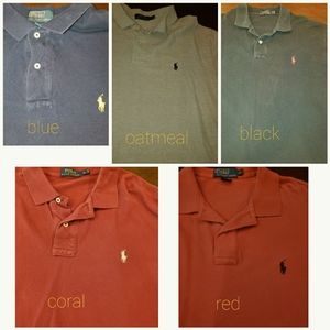 *SOLD*5 mens polos